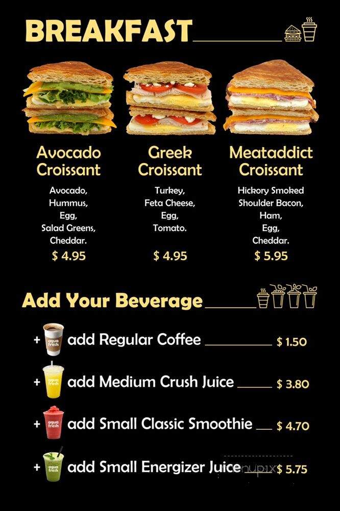 Agua Fresh - Sioux Falls, SD menu_pic