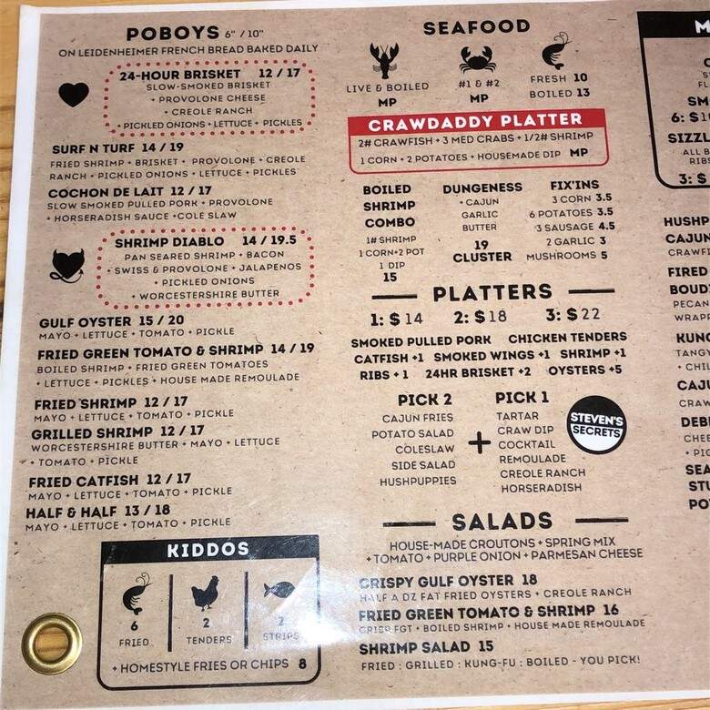 Bon Temps Boulet's Seafood - Metairie, LA menu_pic