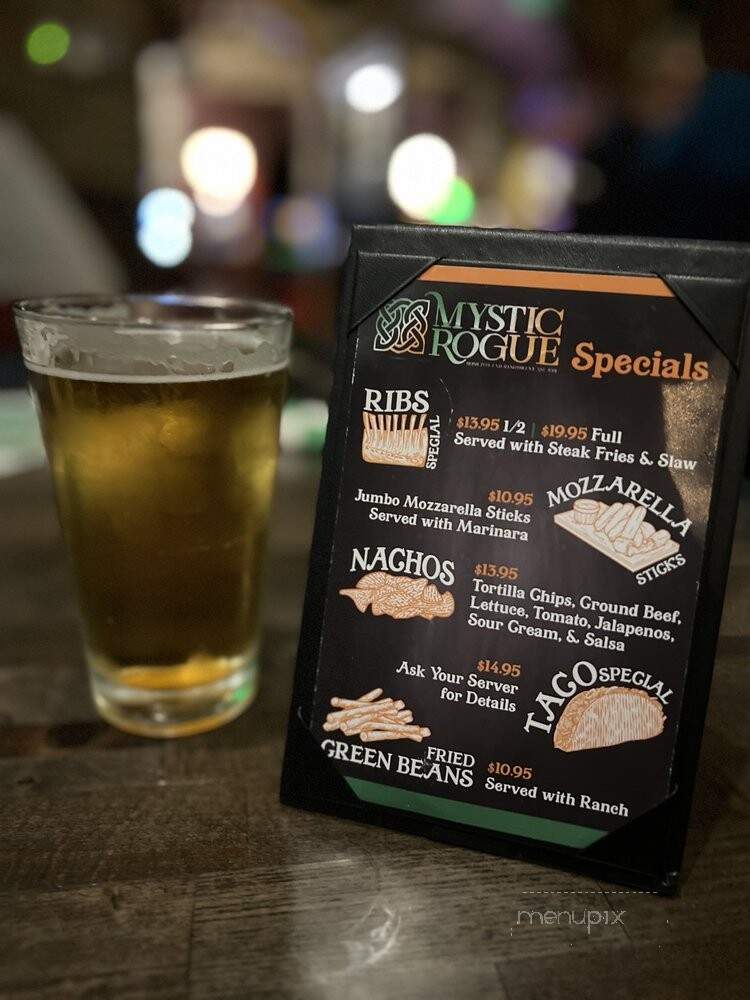 Mystic Rogue Irish Pub - Chicago, IL menu_pic