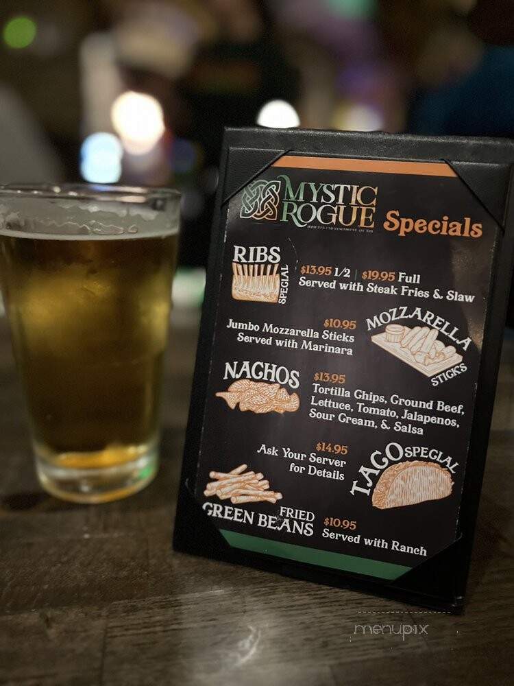 Mystic Rogue Irish Pub - Chicago, IL menu_pic