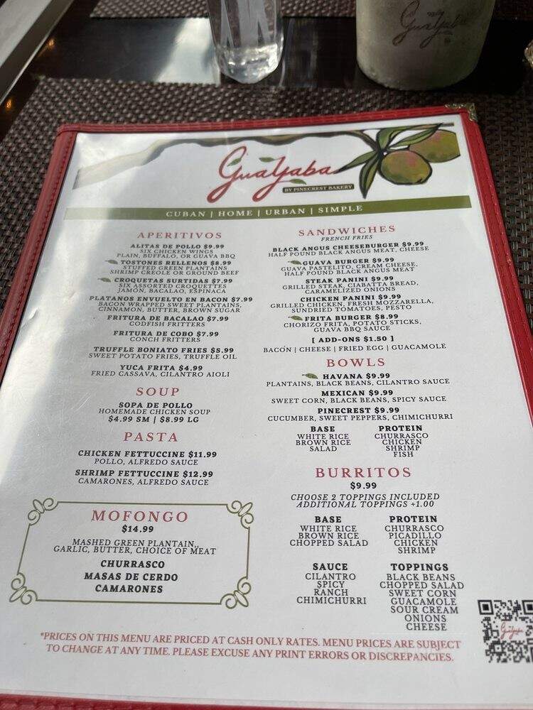 Pinecrest Bakery - Miami, FL menu_pic