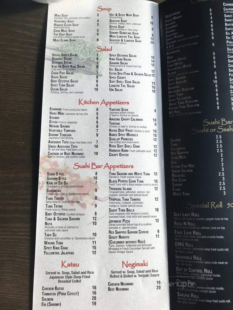 Sumo Sushi and Hibachi - Tuckahoe, NY menu_pic