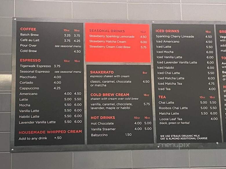 Equator Coffees - Burlingame, CA menu_pic