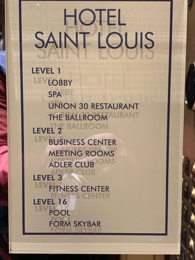Form Skybar - St. Louis, MO menu_pic