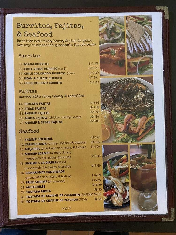 Maracas Cantina & Catering - Pico Rivera, CA menu_pic