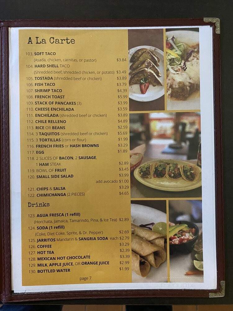 Maracas Cantina & Catering - Pico Rivera, CA menu_pic