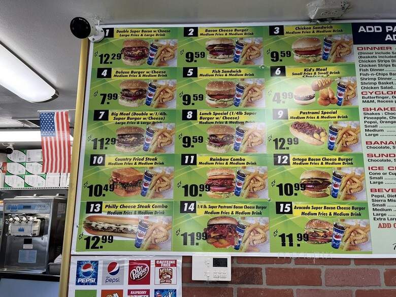 Rainbow Drive In - Visalia, CA menu_pic
