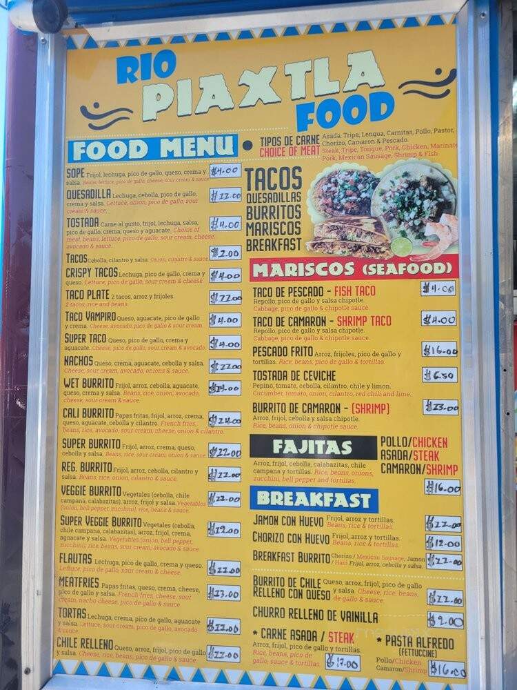 Rio Piaxtla Food - Redwood City, CA