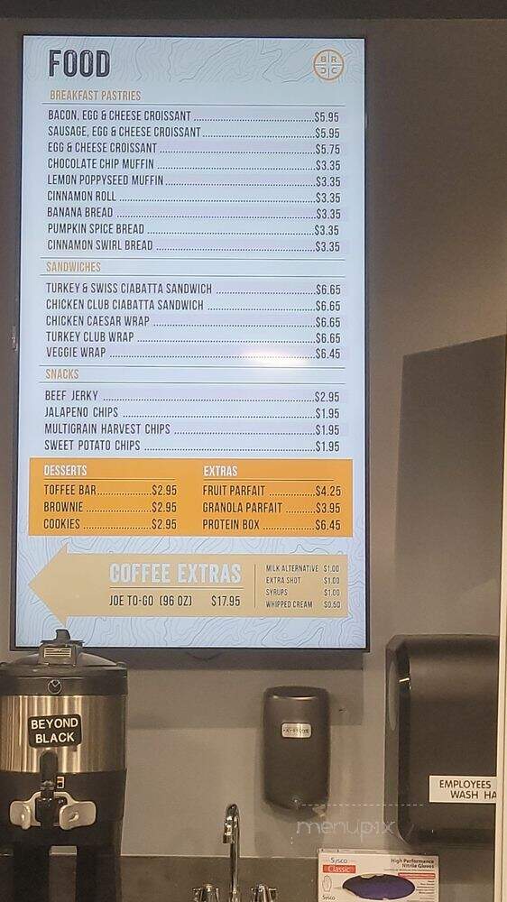 Black Rifle Coffee Company - Clarksville, TN menu_pic