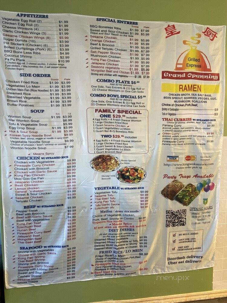 King Wok Express - Aurora, CO menu_pic