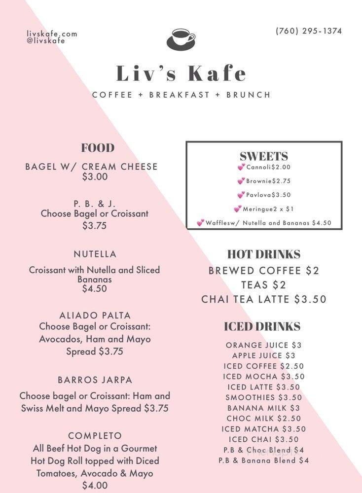 Liv's Kafe - Vista, CA