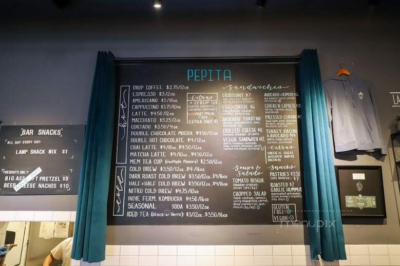 Pepita Coffee - Cambridge, MA menu_pic