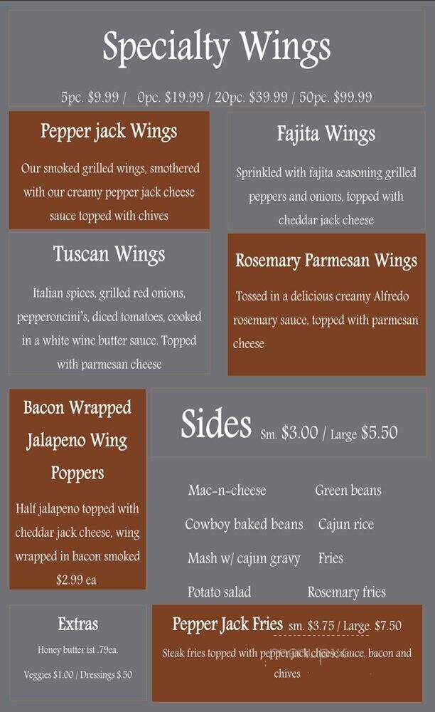 Stone Pit Wings - Garland, TX menu_pic