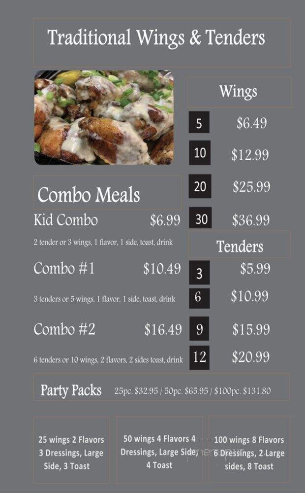 Stone Pit Wings - Garland, TX menu_pic