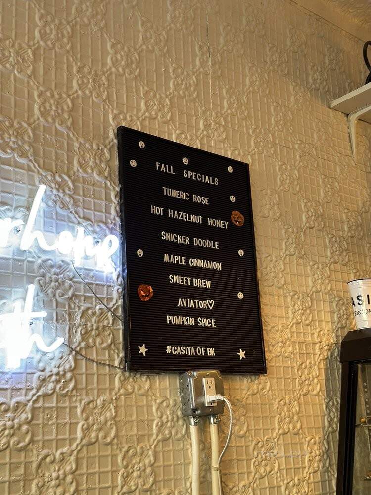 Casita - Brooklyn, NY menu_pic