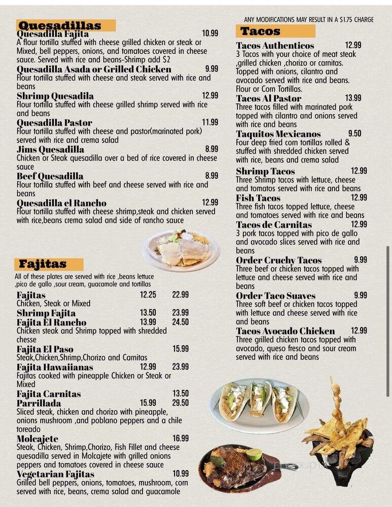 El Paso Mexican Restaurant - Clarksville, TN menu_pic