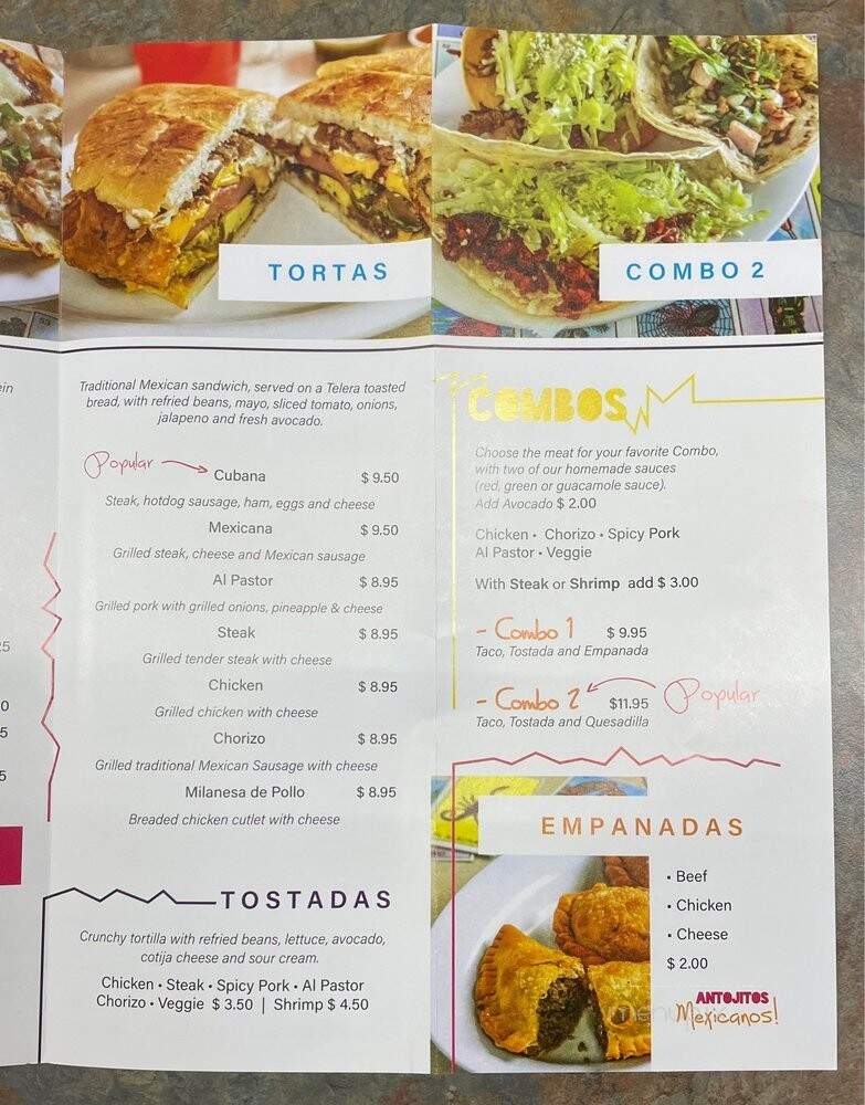 Homemade Taqueria - Bellerose, NY menu_pic
