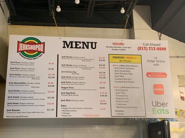 Jerk Shop Go - Springfield, IL menu_pic