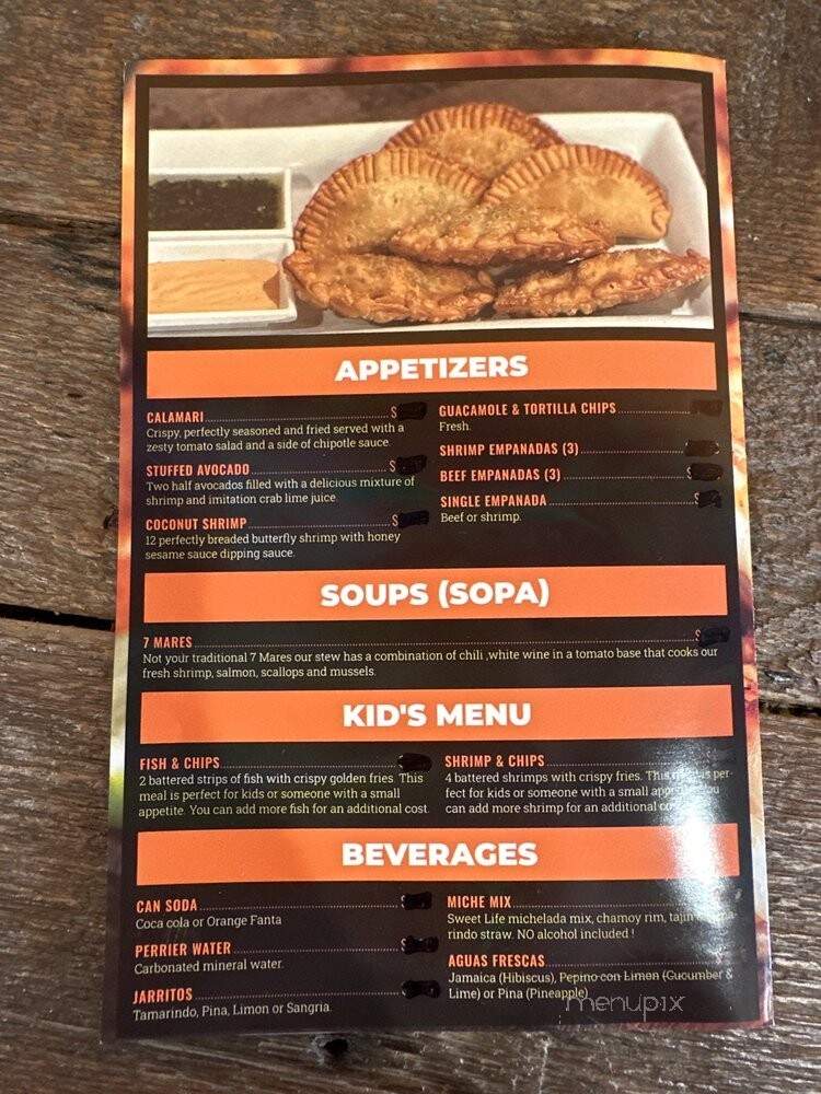 La Esquinita Baja Grill - Los Angeles, CA menu_pic