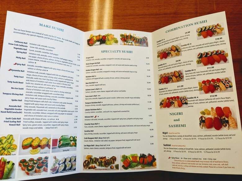 Mr.Sushi - Asheville, NC menu_pic