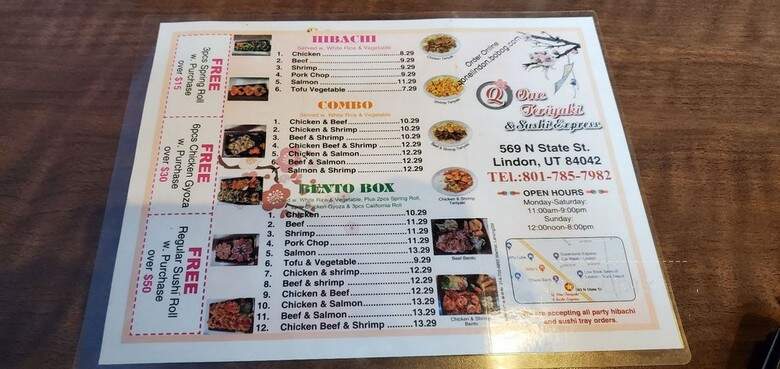 Q One Teriyaki & Sushi Express - Lindon, UT