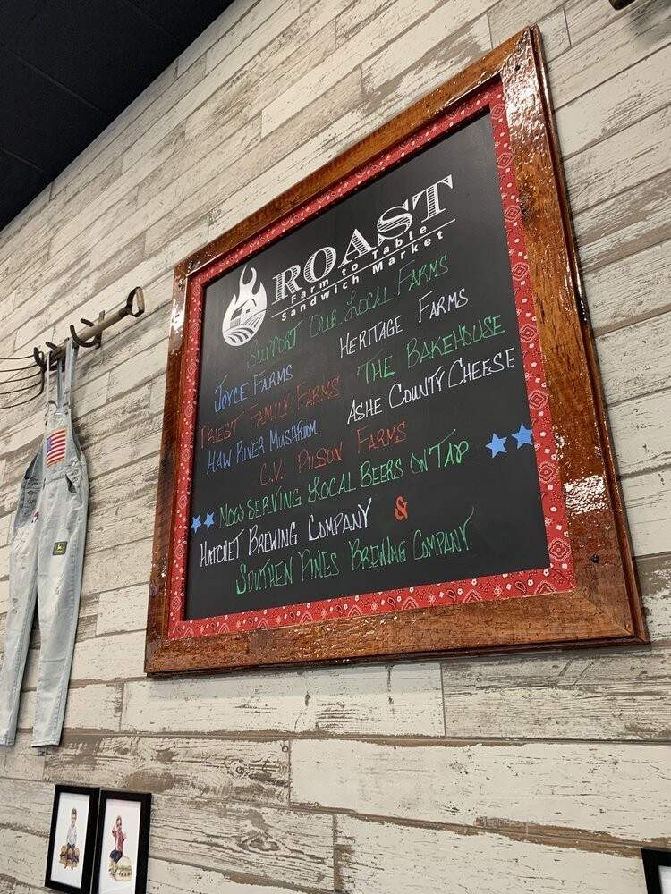 Roast - Carthage, NC menu_pic
