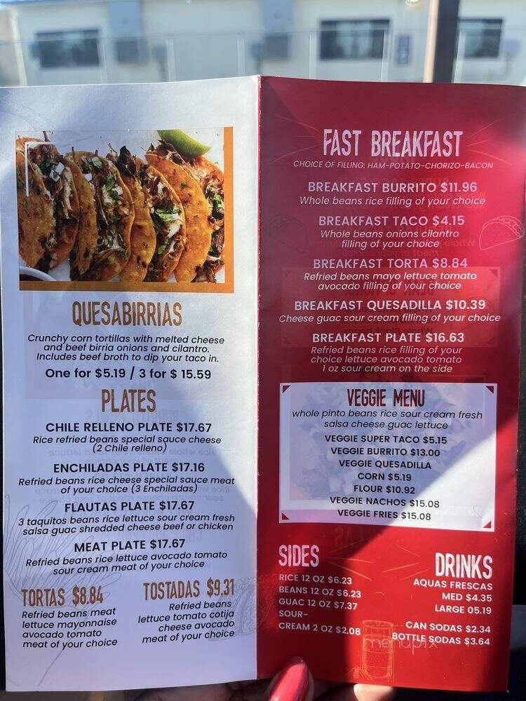 Taqueria El Jarocho - Hayward, CA menu_pic