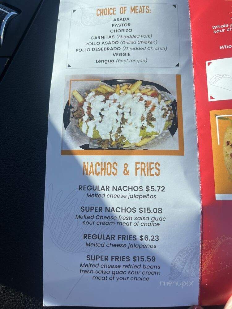 Taqueria El Jarocho - Hayward, CA menu_pic