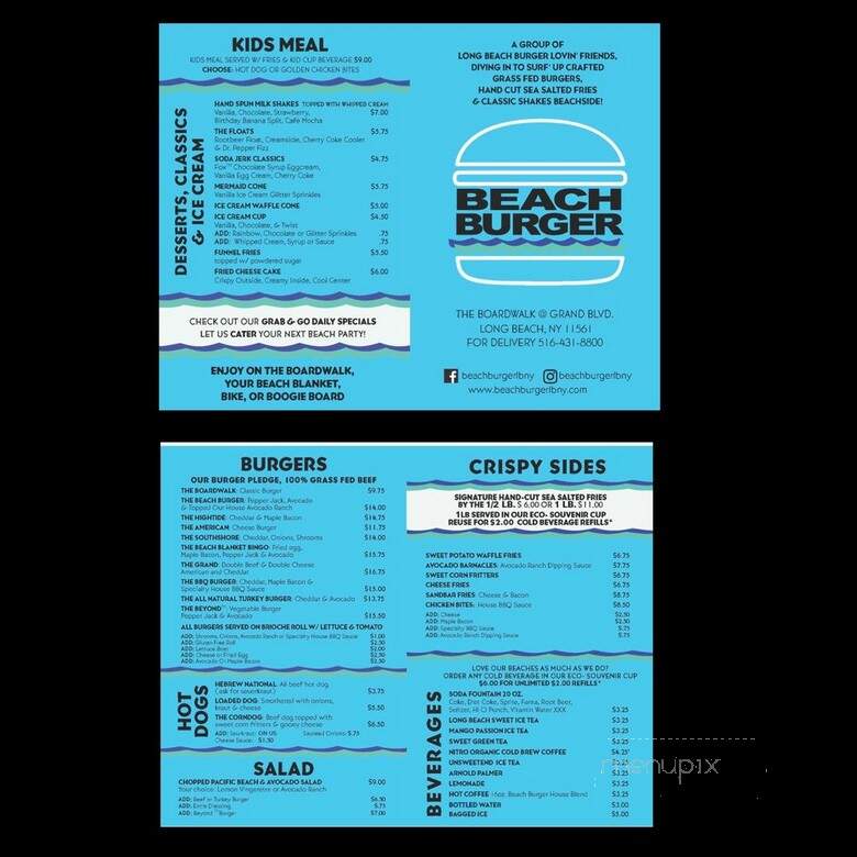 Beach Burger - Long Beach, NY menu_pic