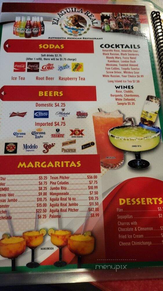 El Aguila Real - Des Moines, IA menu_pic