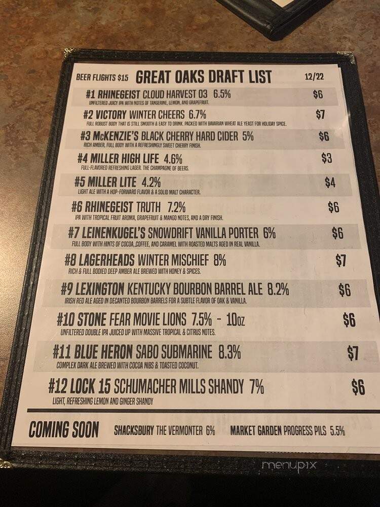 Great Oaks Tavern - Wadsworth, OH