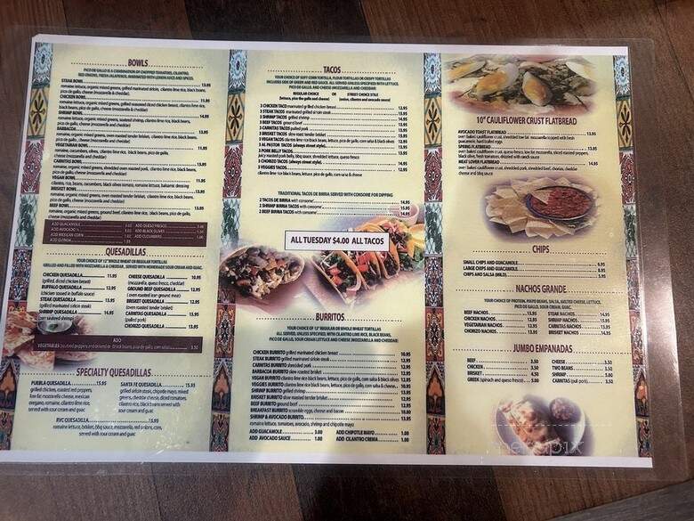 Habanero Mexican Grill - East Rockaway, NY menu_pic