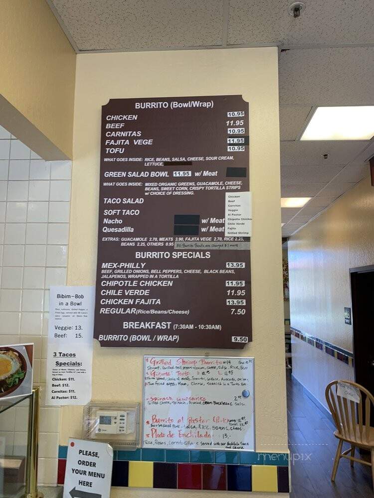 Mi Casa - San Jose, CA menu_pic