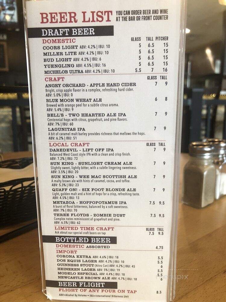 Noble Roman's Craft Pizza & Pub - Greenwood, IN menu_pic