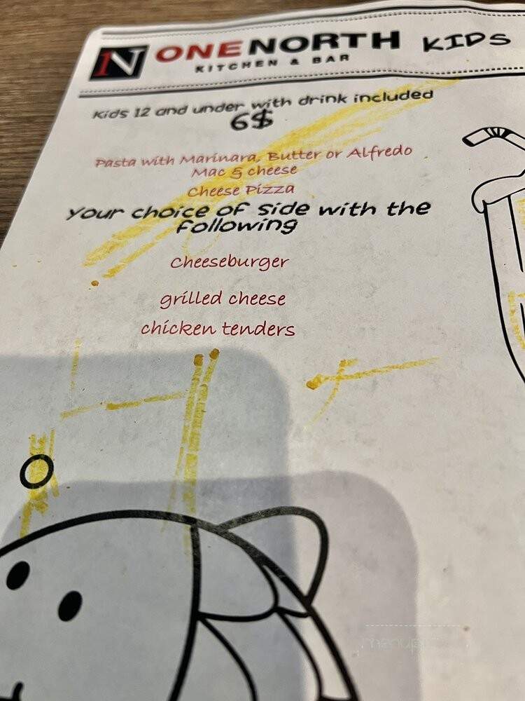 One North Kitchen And Bar - Lansing, MI menu_pic