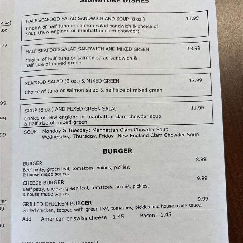Sandwich City & Burgers - Santa Fe Springs, CA menu_pic