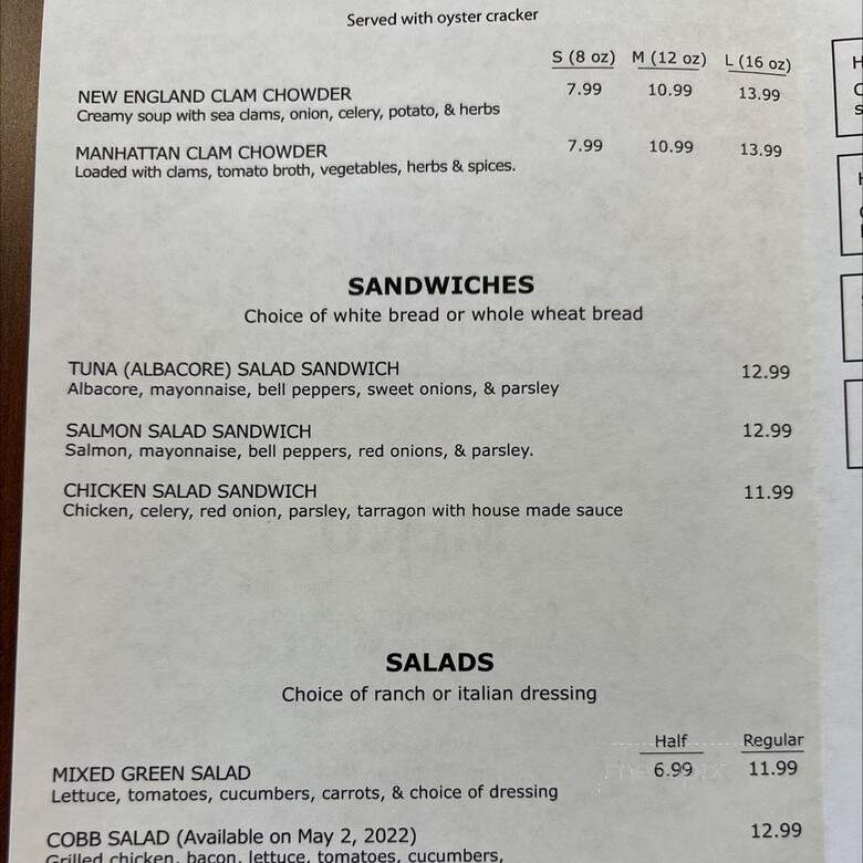 Sandwich City & Burgers - Santa Fe Springs, CA menu_pic