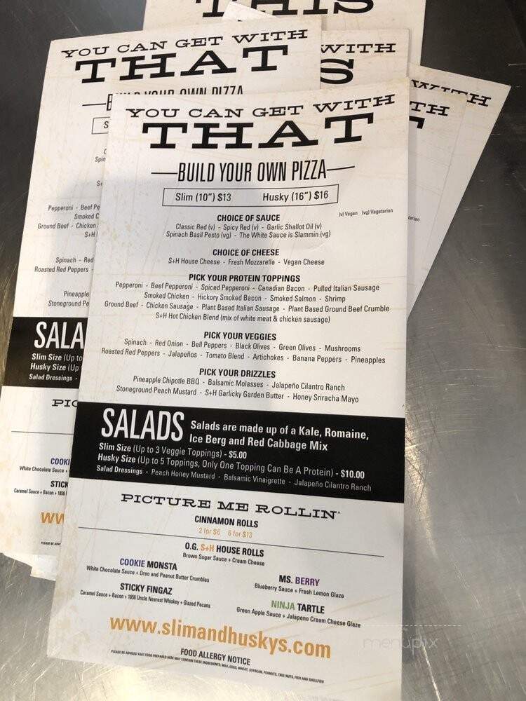 Slim & Husky's Pizza Beeria - Murfreesboro, TN menu_pic