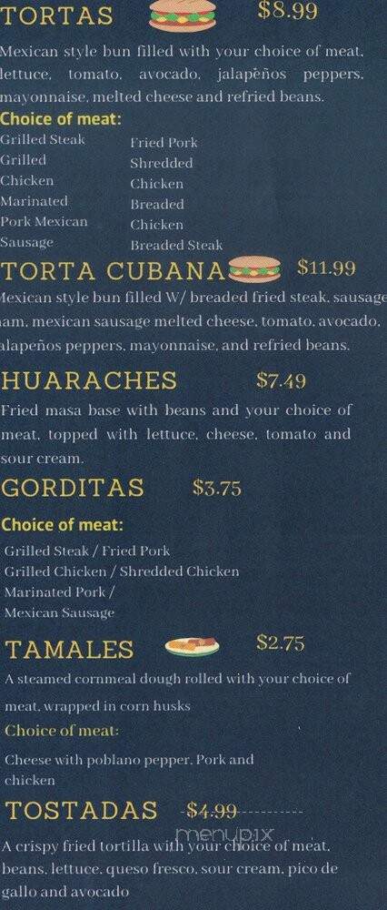 Super Taco Mexican Food and Market - Madison Heights, MI menu_pic