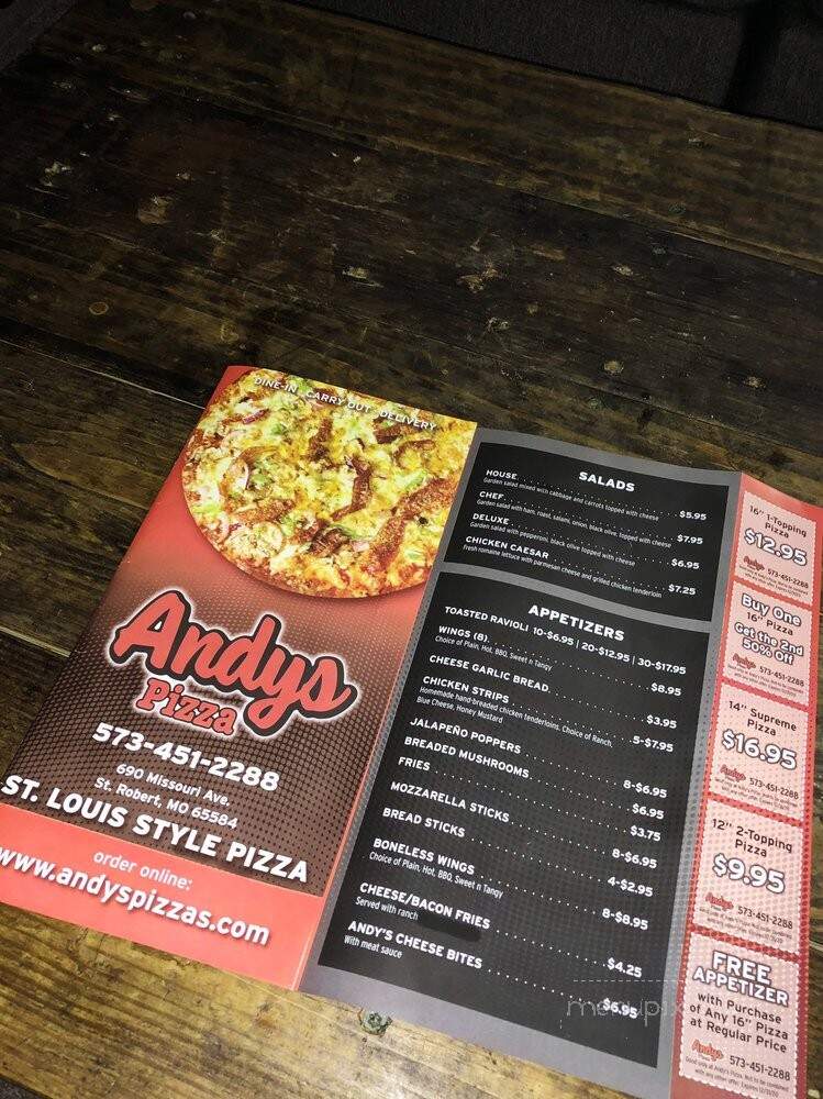 Andys Pizza - St Robert, MO