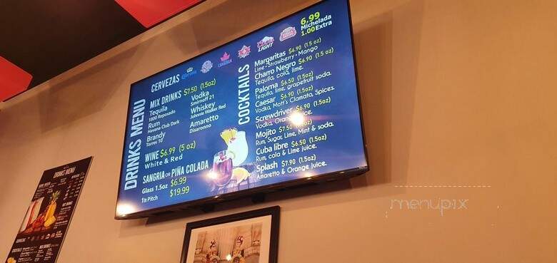 Cocina Mexicana - Barrie, ON menu_pic