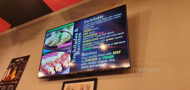 Cocina Mexicana - Barrie, ON menu_pic