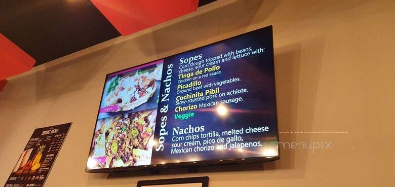 Cocina Mexicana - Barrie, ON menu_pic