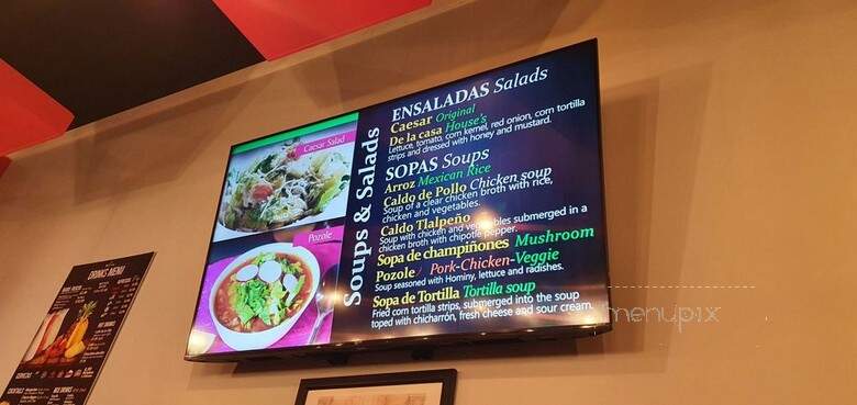 Cocina Mexicana - Barrie, ON menu_pic