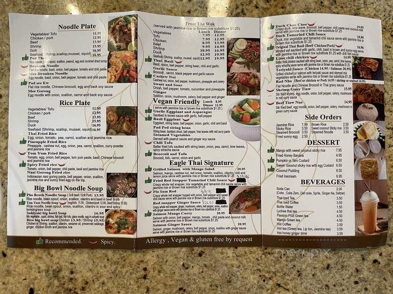 Eagle Thai Cuisine - Cliffside Park, NJ menu_pic