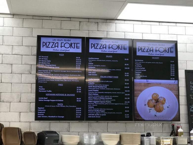 Pizza Forte - Las Vegas, NV menu_pic