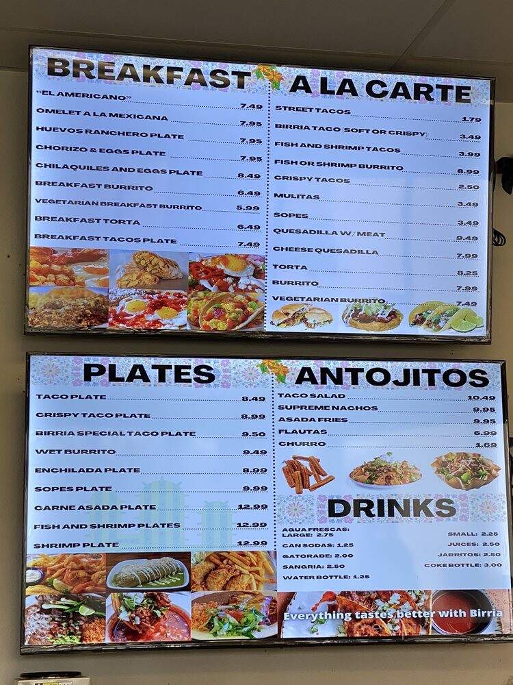 Rosy's Mexican Grill - Santa Fe Springs, CA menu_pic