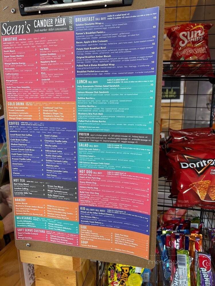 Sean's Candler Park - Atlanta, GA menu_pic