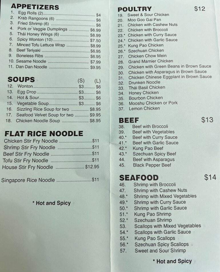 Szechuan Taste - Fort Myers, FL menu_pic
