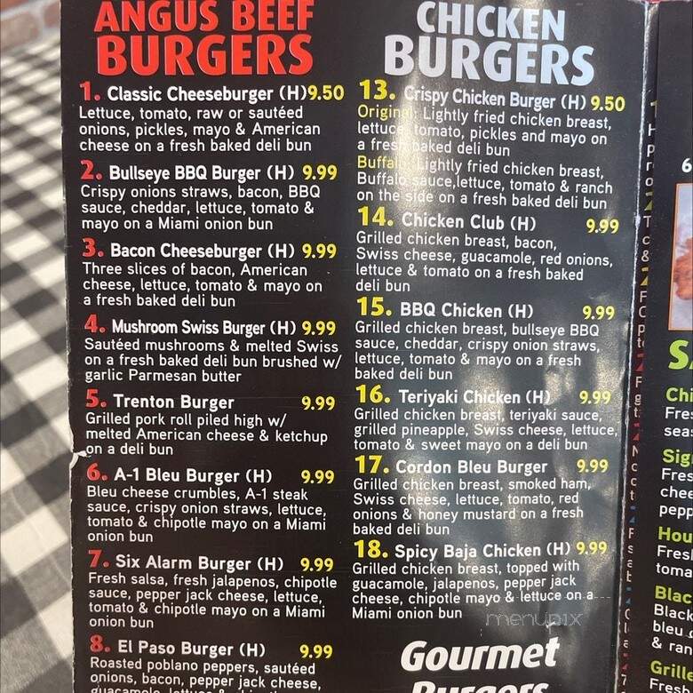 30 Burgers - Springfield Township, NJ menu_pic